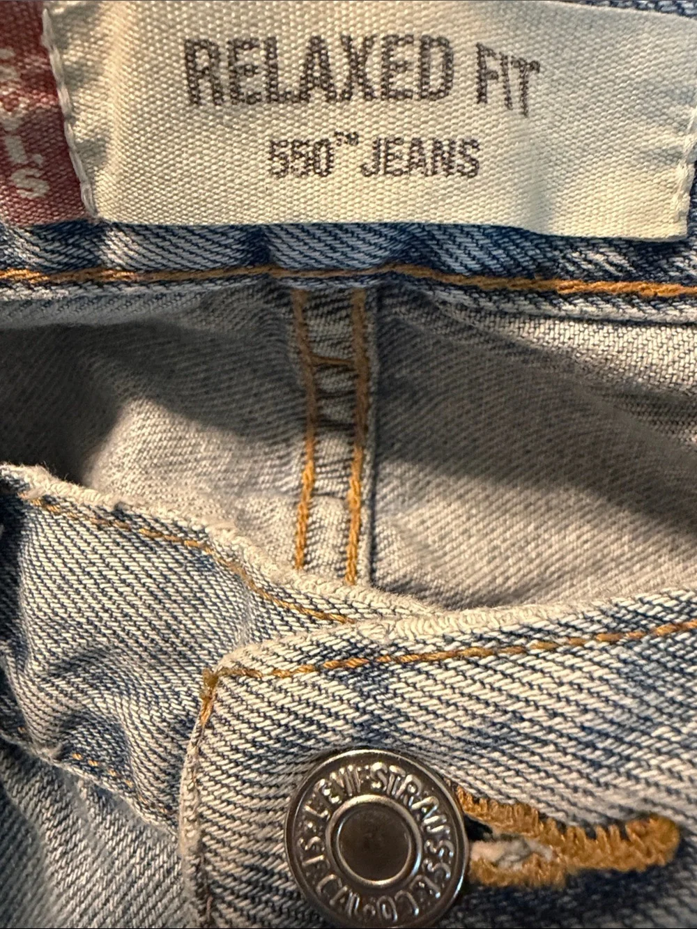 Men’s Levi’s Relaxed Fit 550 34x32 Jeans